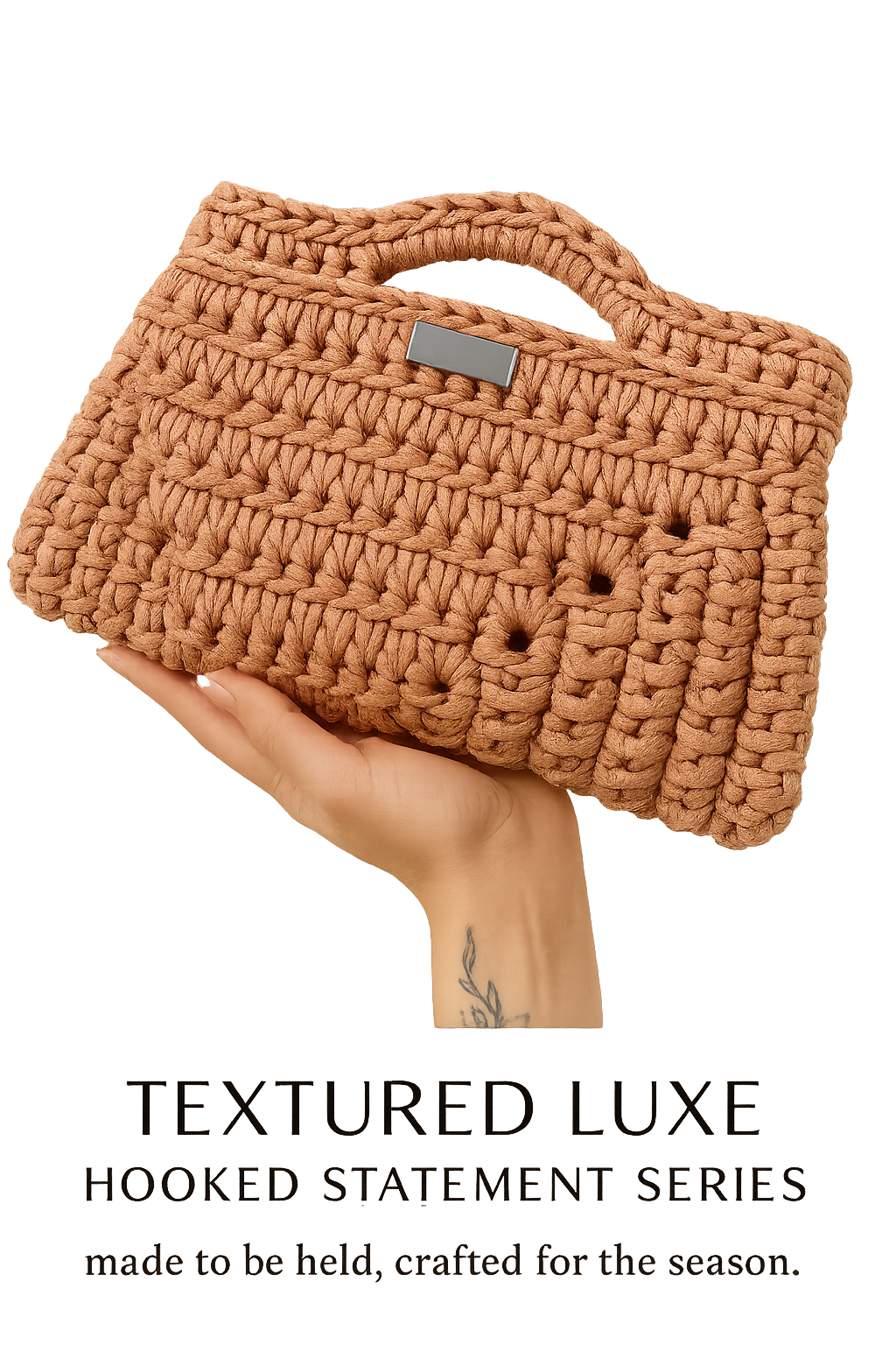 Crystal Wallet Crochet Bag