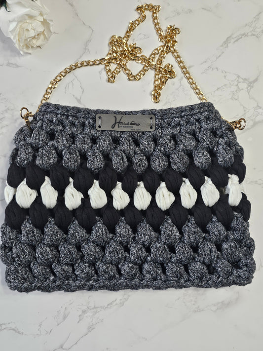 Marbled-lous Crochet Bag