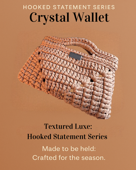 Crystal Wallet Crochet Bag